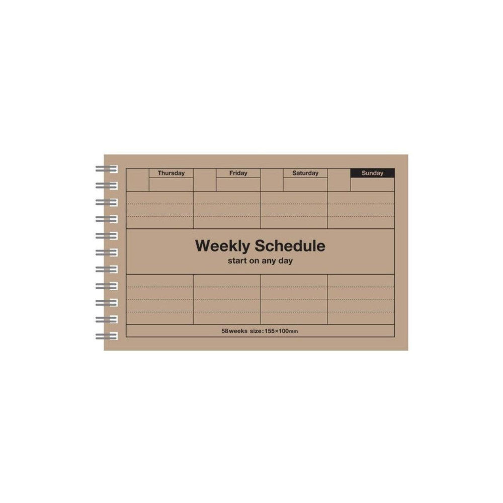 MARK'S Planning Hebdomadaire Dayfree-Calendrier-Mark's-Craft-Papeterie du Dôme