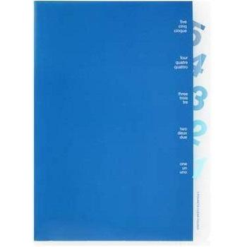 MDR Étui 5 Compartiments A5-Carnet-Midori-Bleu-Papeterie du Dôme