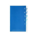 MDR Étui 5 Compartiments A6-Carnet-Midori-Bleu-Papeterie du Dôme