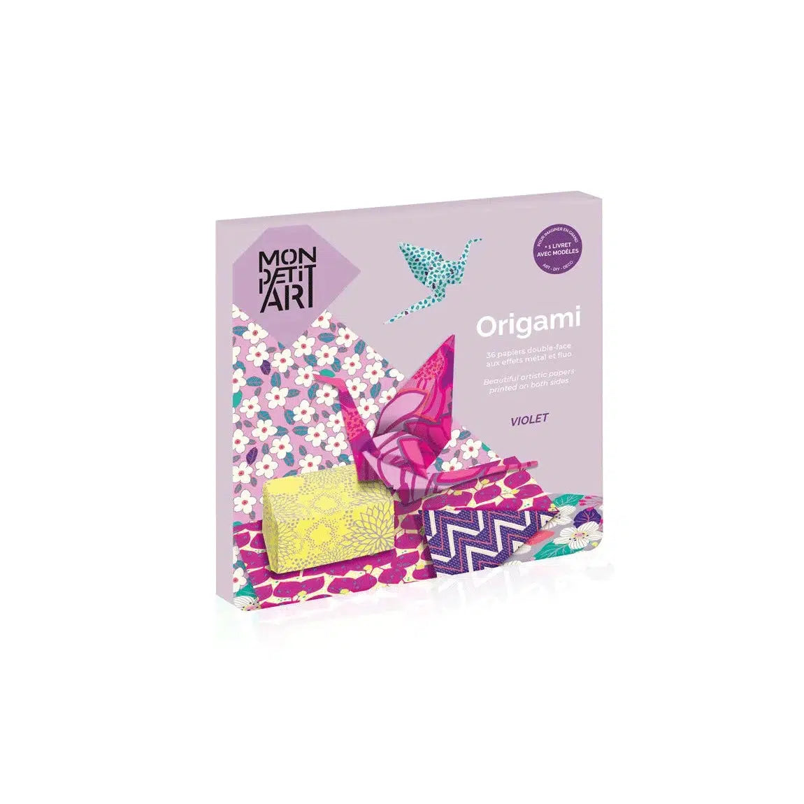 MPA Coffret Origami-Papeterie-Mon Petit Art-Violet-Papeterie du Dôme