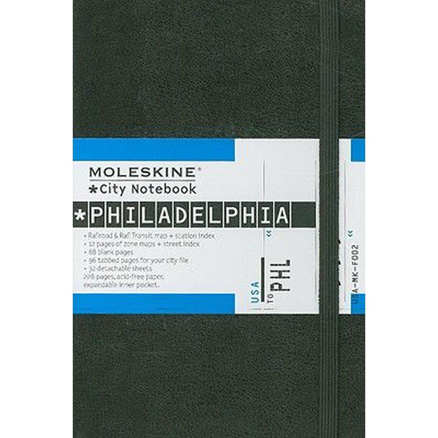 MSK City Notebook-Carnet-Moleskine-Philadephia - PHL-Papeterie du Dôme