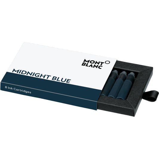 MTB Cartouches Encre-Encre-Montblanc-Bleu Nuit-Papeterie du Dôme