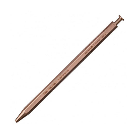 Mark's Days OHTO Laiton Stylo Bille-Stylo Bille-Mark's Europe-Rose champagne-0.5 mm-Papeterie du Dôme