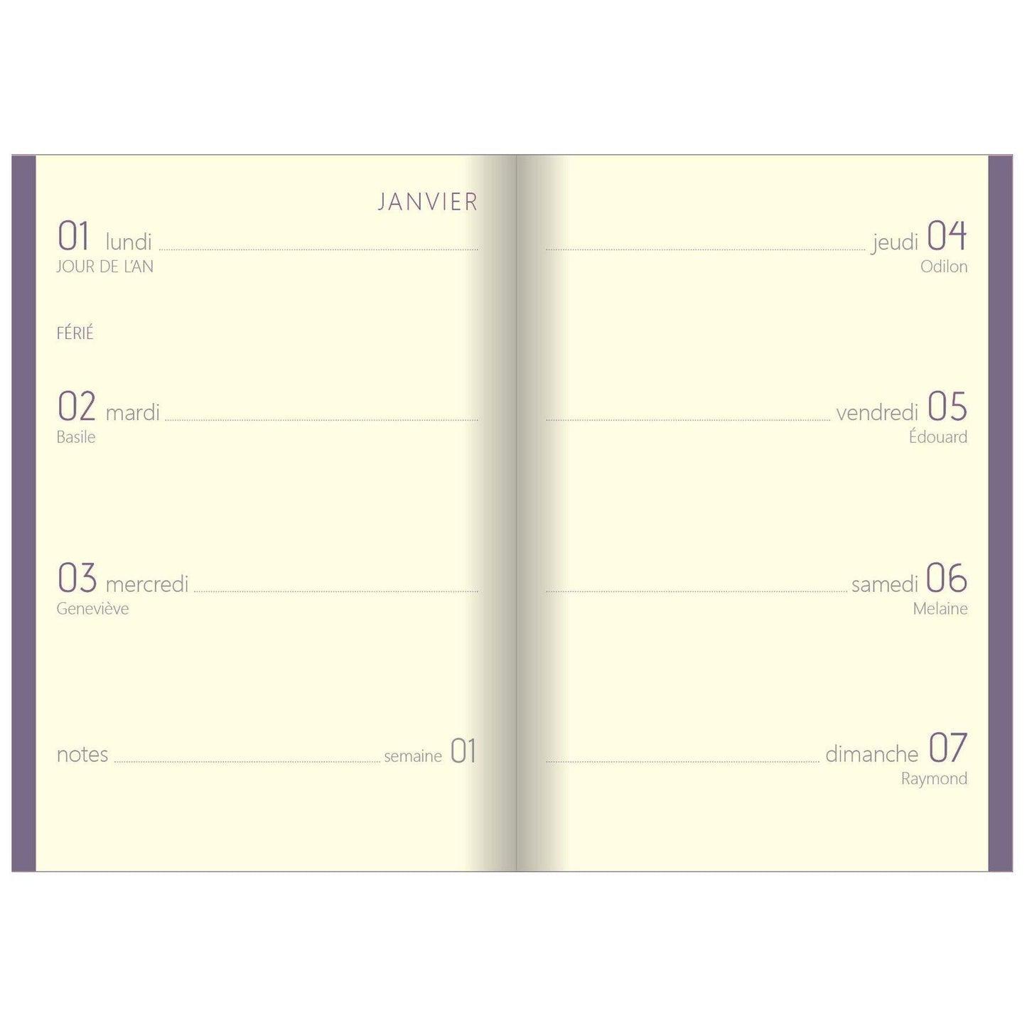 OBE Agenda Colornote Semainier 10-Agenda-Oberthur-Papeterie du Dôme