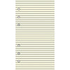 OBE Refill Format 17 30 Ivory Lined Sheets