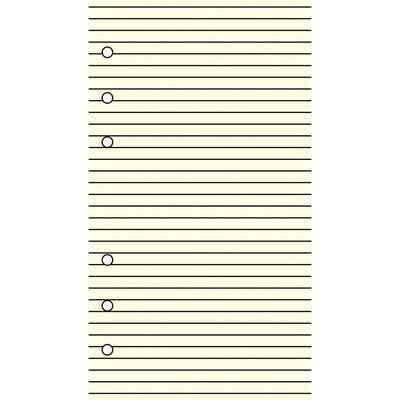 OBE Recharge Format 17 30 Feuillets Lignés Ivoire-Recharge-Oberthur-Papeterie du Dôme