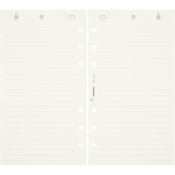 OBE Recharge Format 17 30 Feuillets Répertoire-Recharge-Oberthur-Papeterie du Dôme