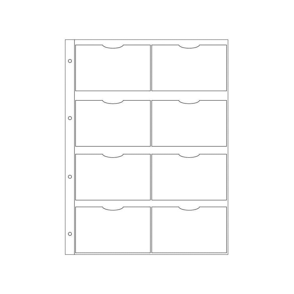 OBE Recharge Format 30 3 Étuis Porte Cartes de Visite-Recharge-Oberthur-Papeterie du Dôme