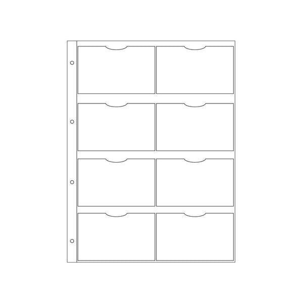 OBE Recharge Format 30 3 Étuis Porte Cartes de Visite-Recharge-Oberthur-Papeterie du Dôme