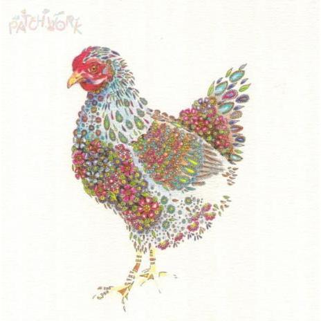 PAT Carte Doodleicious Art-Carterie-Patchwork-Papeterie du Dôme