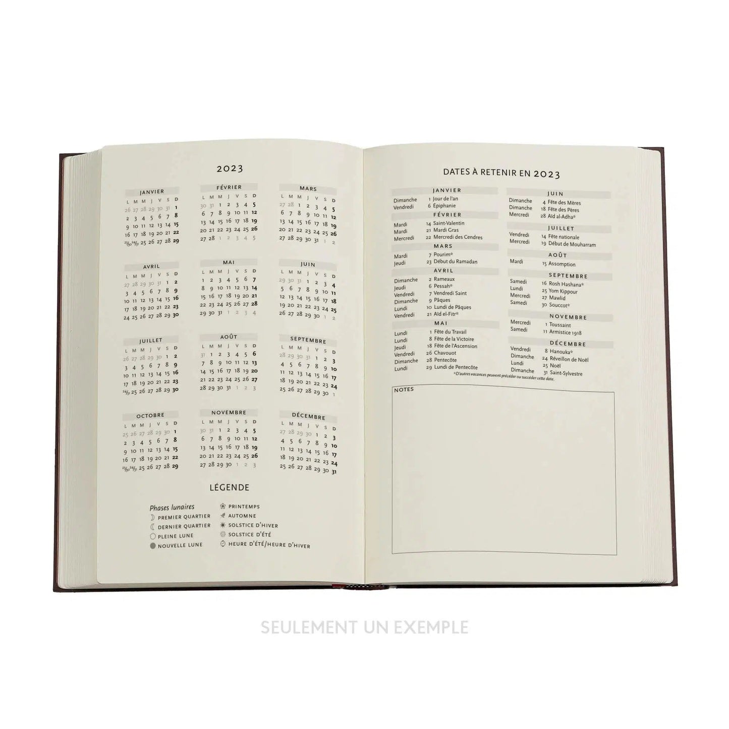 PBKS Agenda Maxi Semainier Vertical Rigide-Agenda-Paperblanks-Papeterie du Dôme