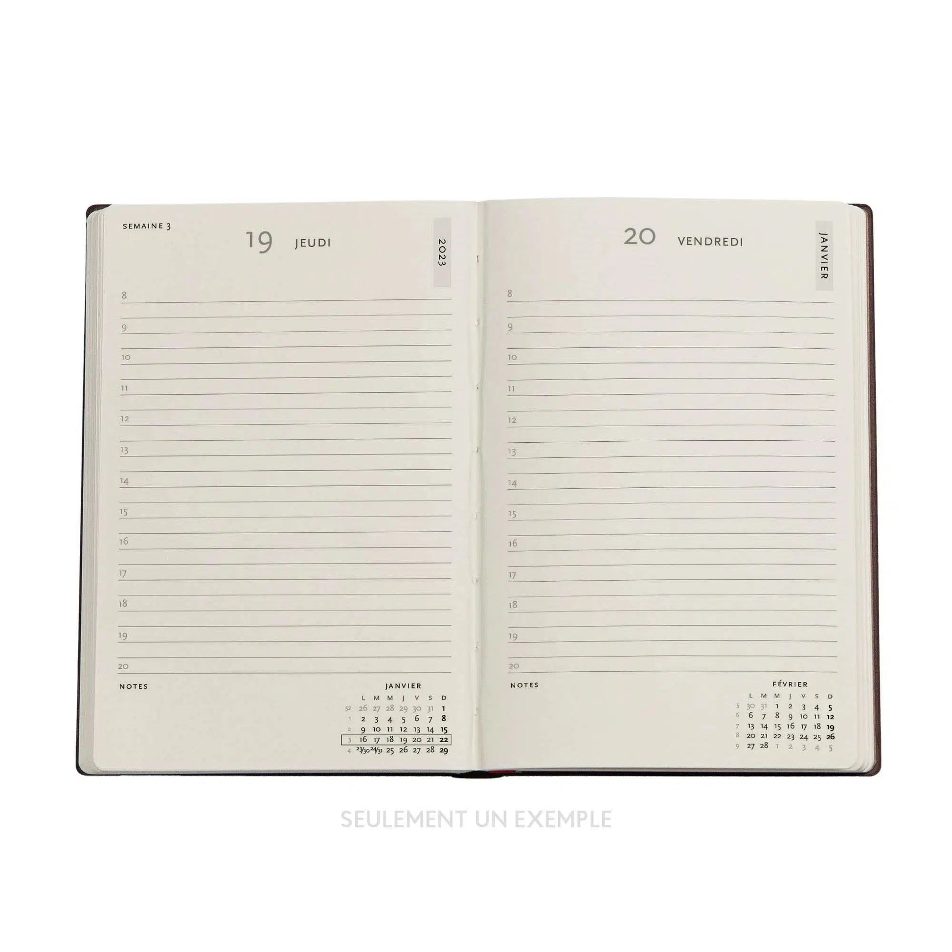 PBKS Agenda Mini Journalier Rigide-Agenda-Paperblanks-Papeterie du Dôme