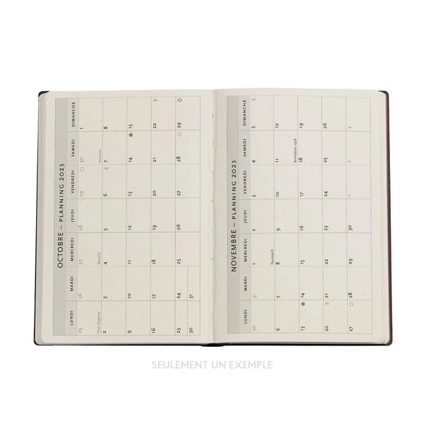 PBKS Agenda Mini Semainier Horizontal Flexis Souple-Agenda-Paperblanks-Papeterie du Dôme