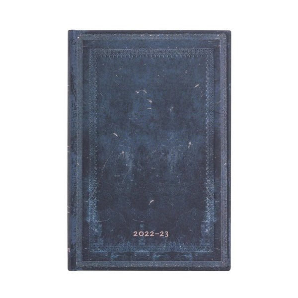 PBKS Agenda Mini Semainier Horizontal Rigide SAS-Agenda-Paperblanks-2022-2023-Encre Bleue Uni-Papeterie du Dôme
