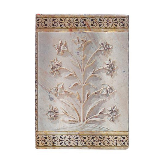 PBKS Carnet Mini Rigide 176p Ligné-Carnet-Paperblanks-Fleurs de Taj Mahal, Agra-Papeterie du Dôme