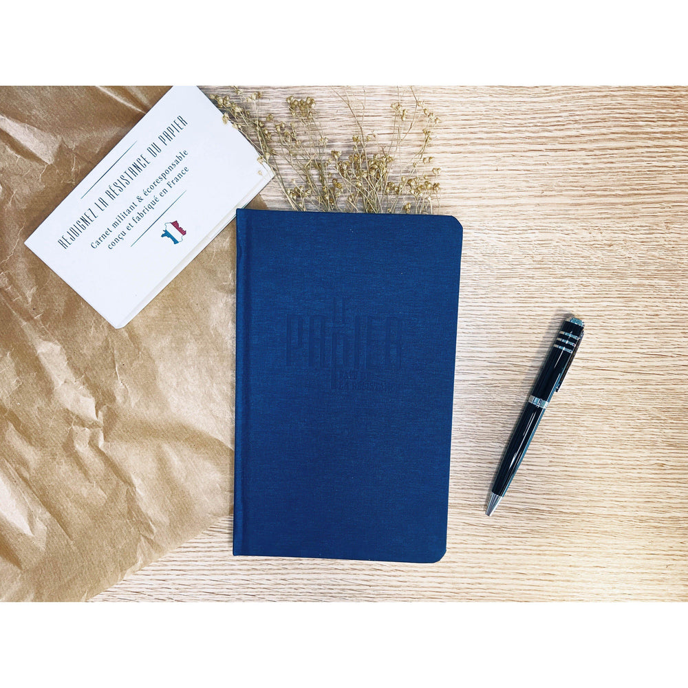 PFR Carnet A5 Intemporel-Carnet-Le Papier Fait de la Résistance-Bleu-Papeterie du Dôme