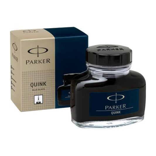 PKR Flacon Quink 57ml-Encre-Parker-Bleu Noir-Papeterie du Dôme