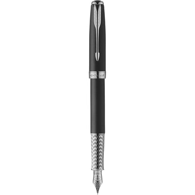 PKR Sonnet Noir Mat Stylo Plume-Stylo Plume-Parker-Papeterie du Dôme