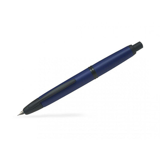 PLT Capless Attributs Noirs Mats Bleu Stylo Plume-Stylo Plume-Pilot-Papeterie du Dôme