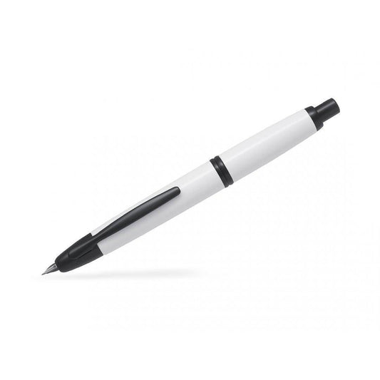 PLT Capless Attributs Noirs Satinées Blanc Stylo Plume-Stylo Plume-Pilot-Papeterie du Dôme