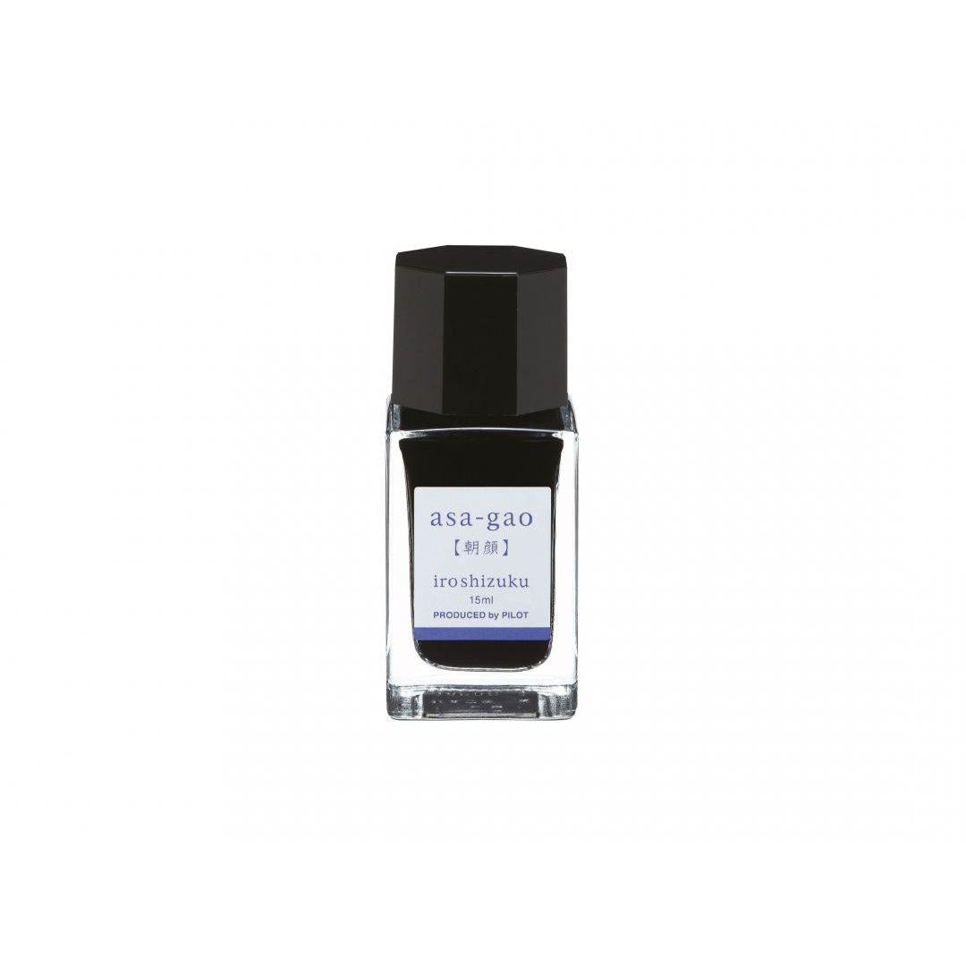 PLT Flacon d'Encre Iroshizuku 15ml-Encre-Pilot-Bleu Asa-Gao-Papeterie du Dôme