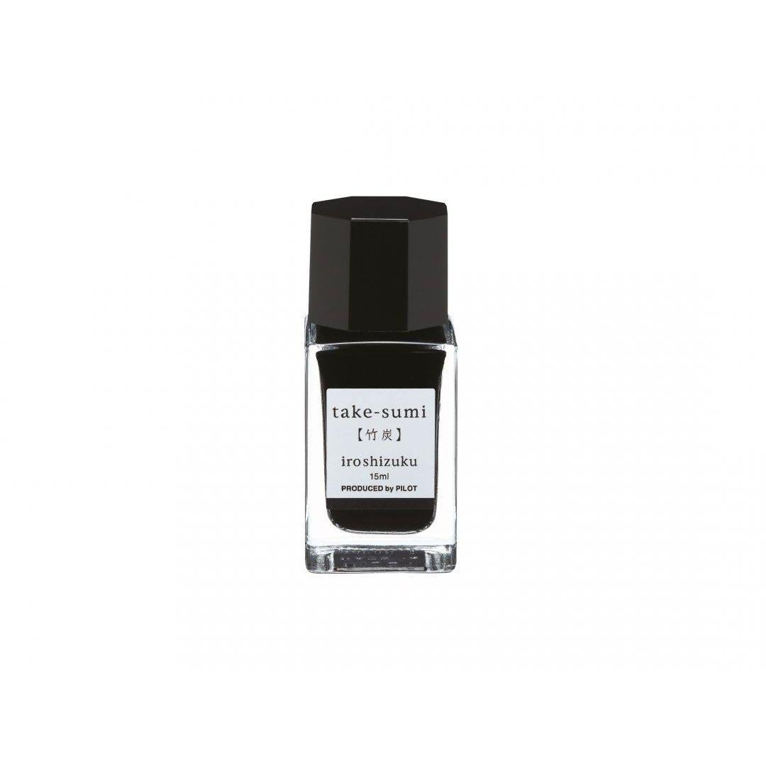 PLT Flacon d'Encre Iroshizuku 15ml-Encre-Pilot-Noir Take-Sumi-Papeterie du Dôme