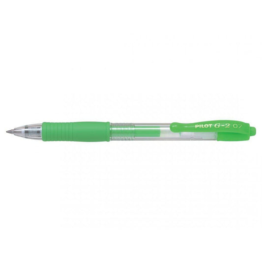 PLT G2 Roller Néon Pointe Moyenne-Stylo Roller-Pilot Basics-Vert-Papeterie du Dôme