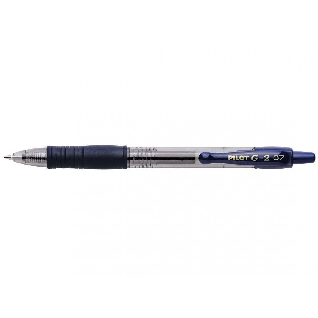 PLT G2 Roller Pointe Moyenne-Stylo Roller-Pilot Basics-Bleu Noir-Papeterie du Dôme