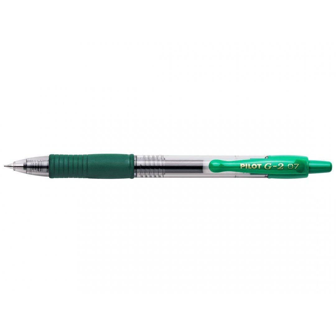 PLT G2 Roller Pointe Moyenne-Stylo Roller-Pilot Basics-Vert-Papeterie du Dôme
