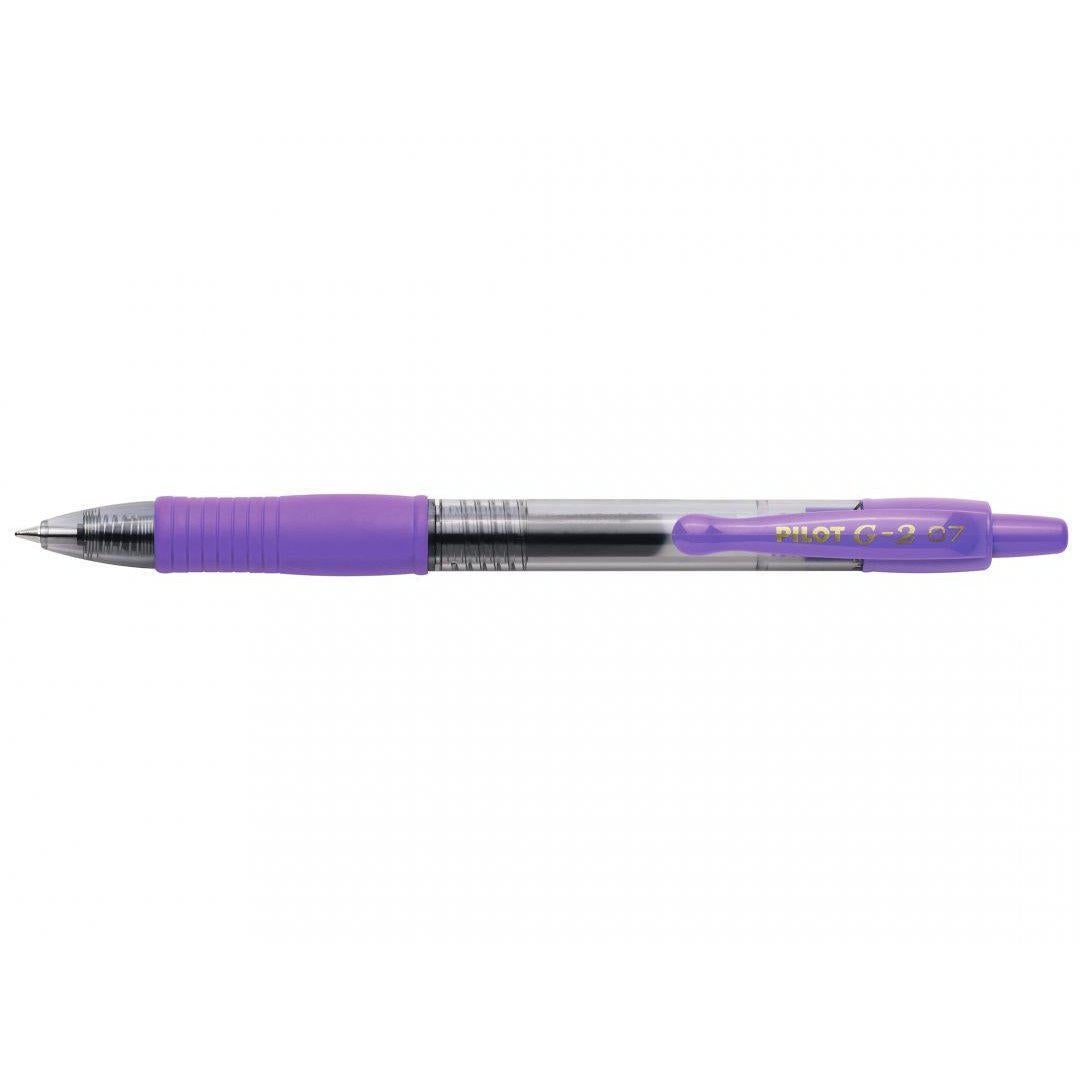 PLT G2 Roller Pointe Moyenne-Stylo Roller-Pilot Basics-Violet-Papeterie du Dôme