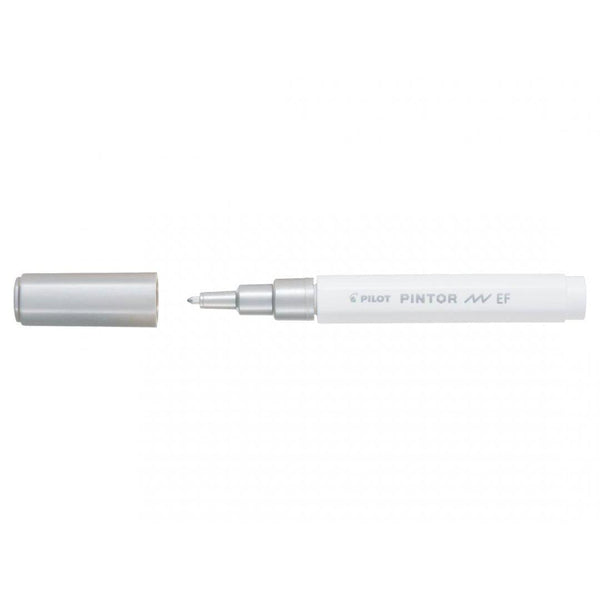 PLT Marqueur Pintor Extra Fin-Marqueur-Pilot Basics-Argent-Papeterie du Dôme