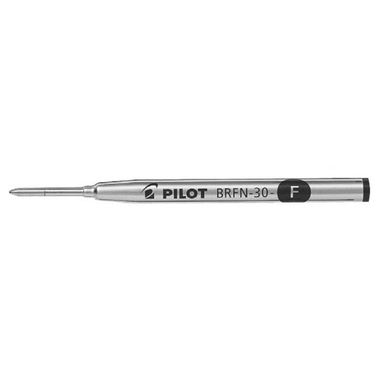 PLT Recharge Stylo Bille BRFN-30 BRF-25B-Recharge Stylos-Pilot Basics-F Fin-Noir-Papeterie du Dôme