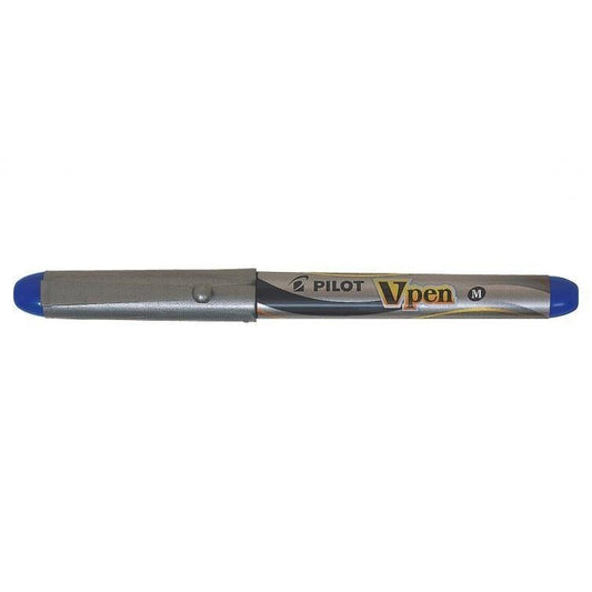 PLT V-Pen Silver Stylo Plume-Stylo Plume-Pilot Basics-Bleu-Papeterie du Dôme