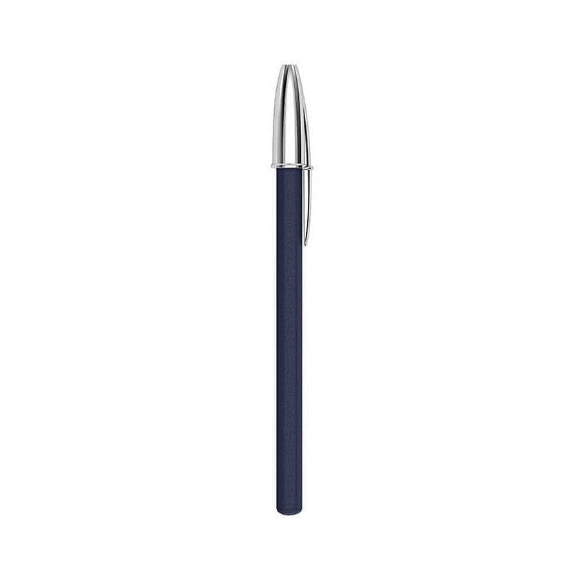 PNL Bic Cristal-Stylo Bille-Pinel et Pinel-Nickel Taurillon Bleu-Papeterie du Dôme