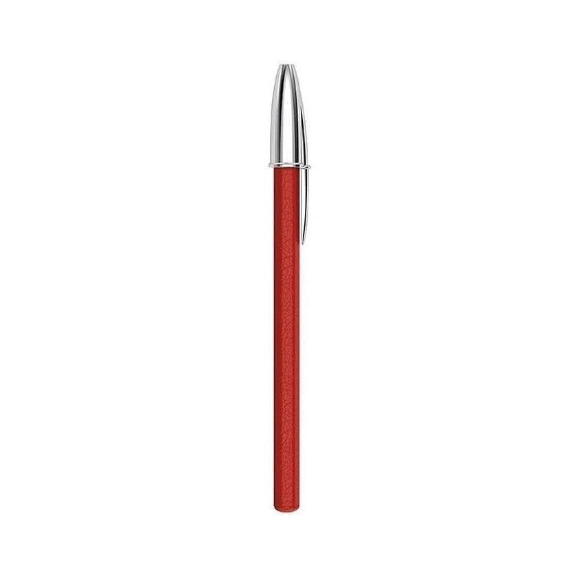 PNL Bic Cristal-Stylo Bille-Pinel et Pinel-Nickel Taurillon Rouge-Papeterie du Dôme