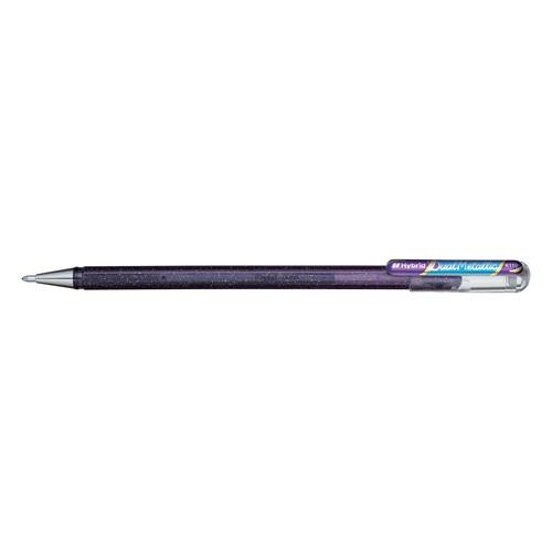 PTL DualMetallic Stylo Roller K110-Stylo Roller-Pentel-Violet + Bleu métallique-Papeterie du Dôme