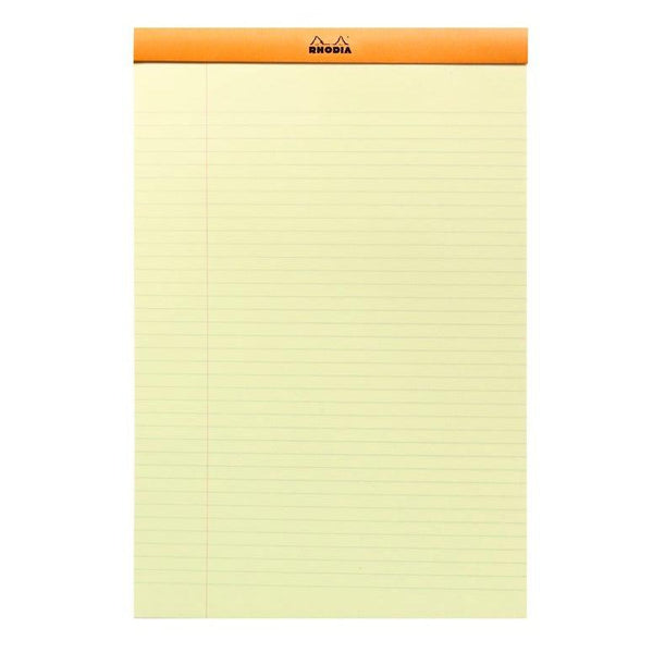 RHD Bloc N°19 A4+ Ligné Marge Feuille Jaunes-Bloc-Rhodia-Papeterie du Dôme