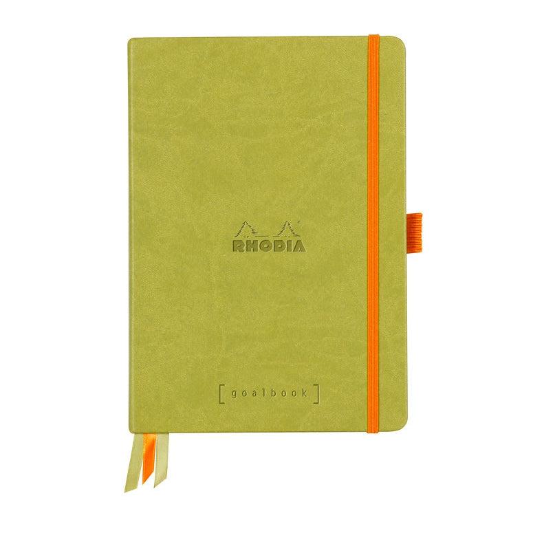 RHD Goalbook Carnet Rigide A5 Dots-Carnet-Rhodia-Anis-Papeterie du Dôme