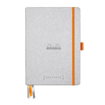 RHD Goalbook Carnet Rigide A5 Dots-Carnet-Rhodia-Argent-Papeterie du Dôme