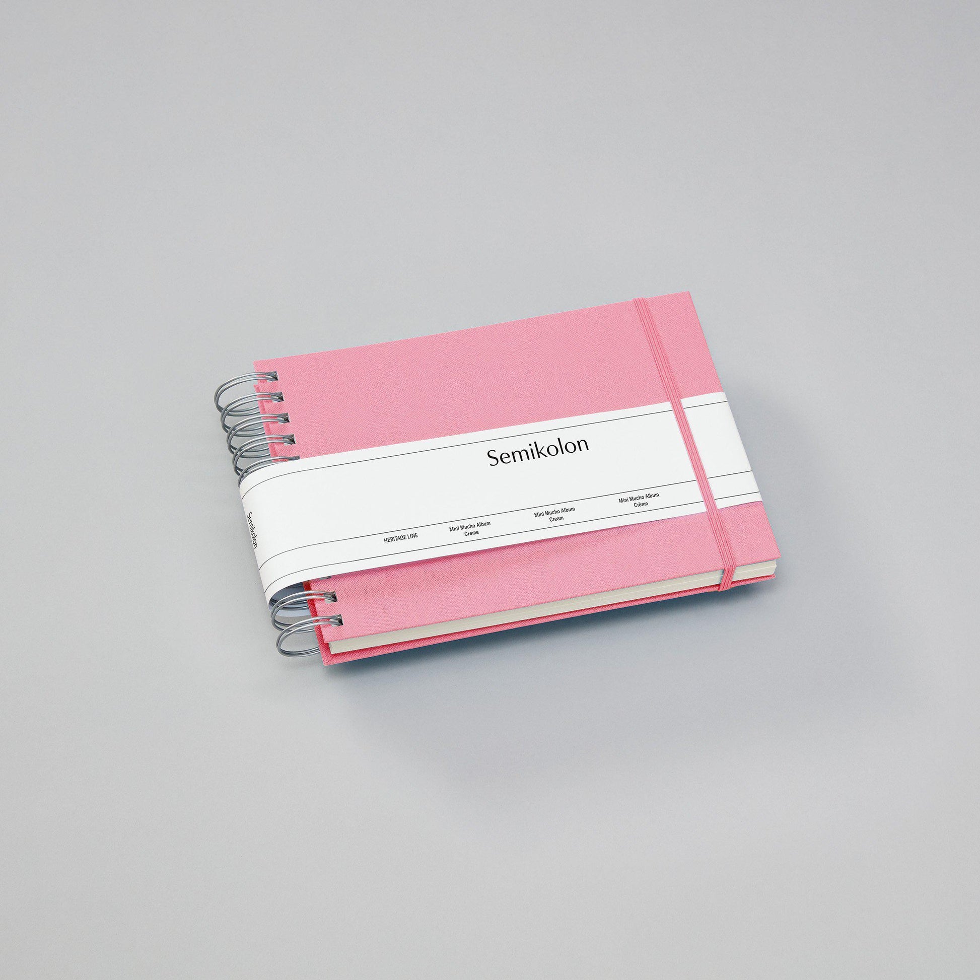 SMK Album Photo Mini Mucho-Album Photo-Semikolon-25 x 16 cm-Rose-Crème-Papeterie du Dôme