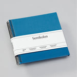 SMK Album Photo Spirale Piccolino Economy-Album Photo-Semikolon-17 x 17 cm-Azzuro-Crème-Papeterie du Dôme
