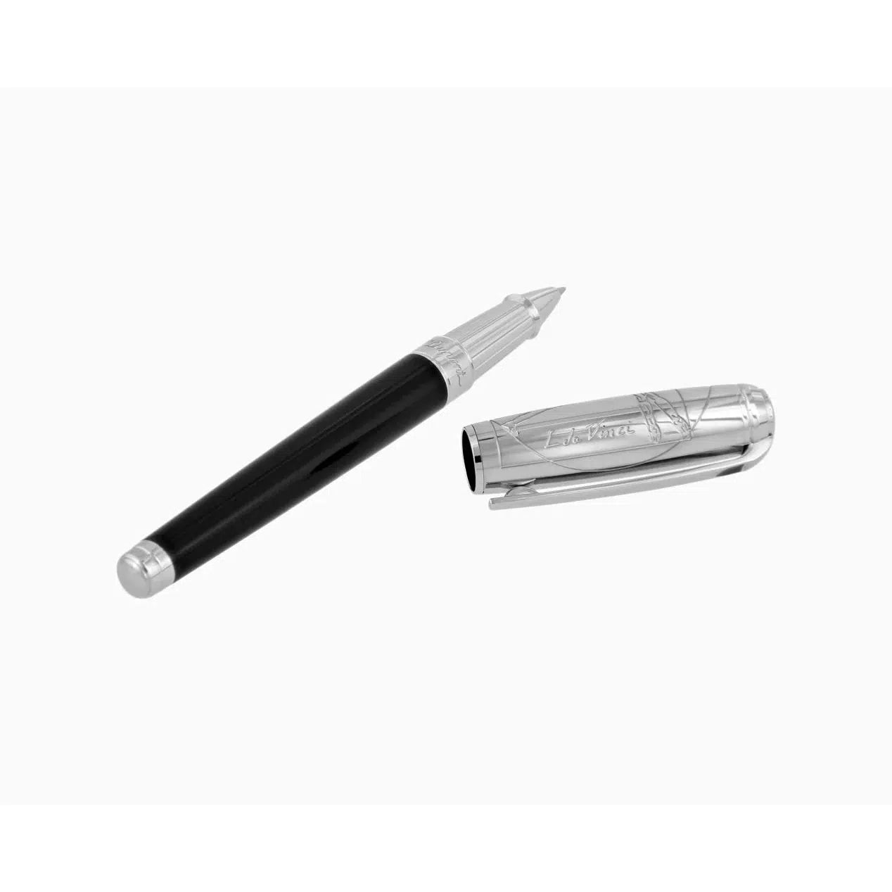 STD D Line Homme de Vitruve Premium Noir Stylo Roller-Stylo Roller-S.T. Dupont-Papeterie du Dôme