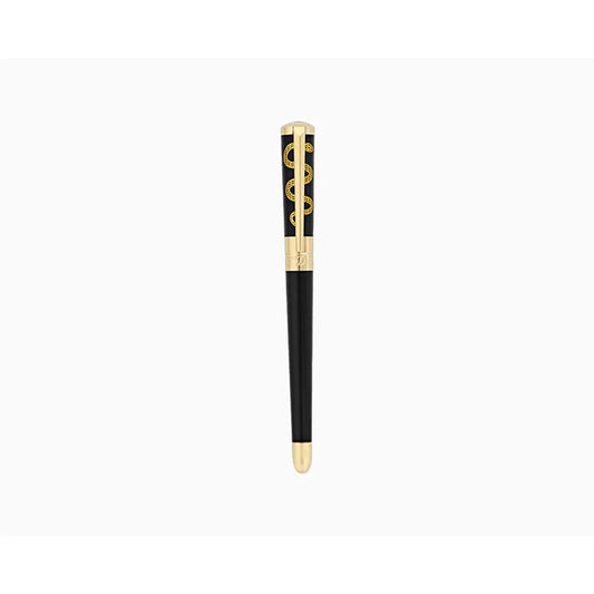 STD Liberté Hippocrate Noir et Or Stylo Roller-Stylo Roller-S.T. Dupont-Papeterie du Dôme