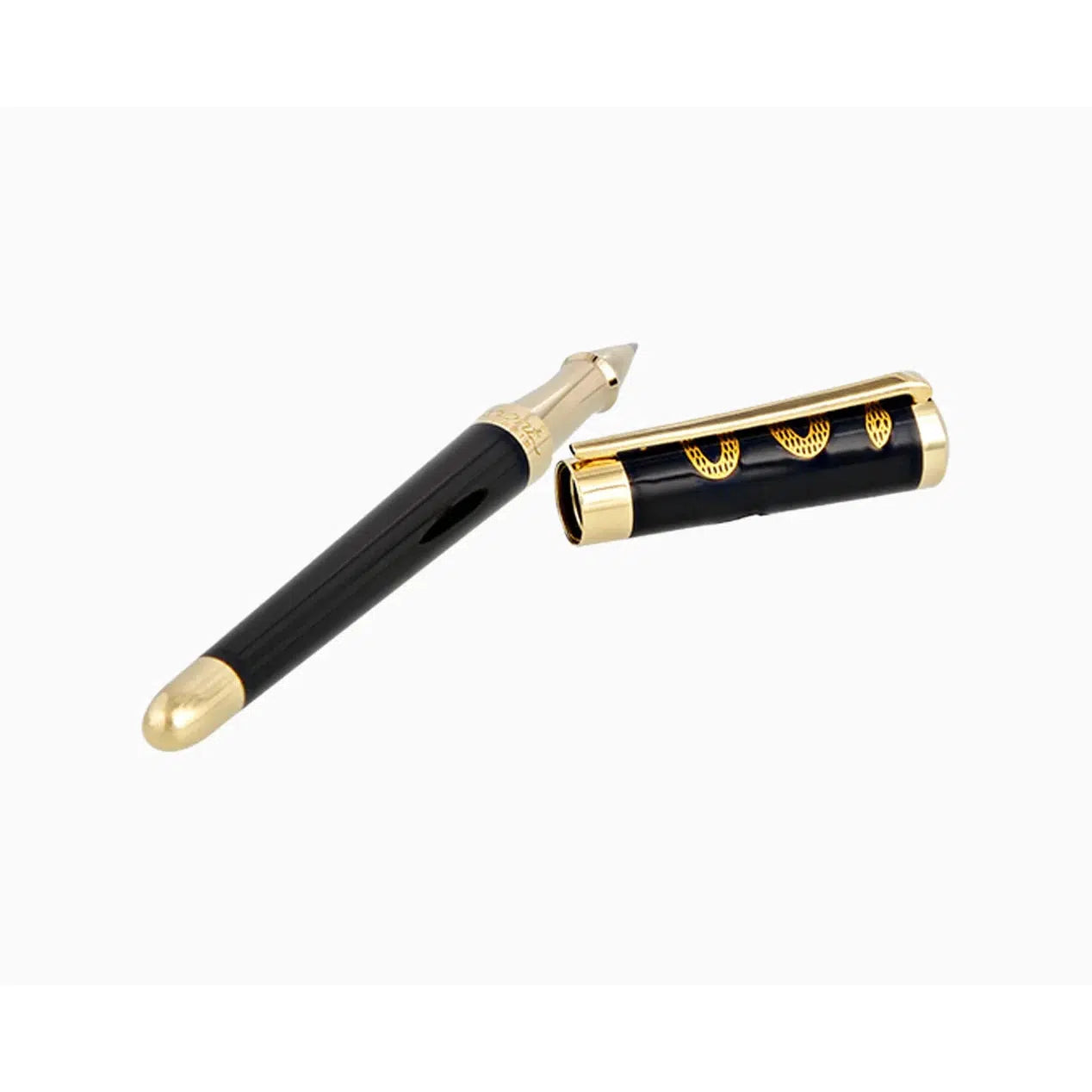 STD Liberté Hippocrate Noir et Or Stylo Roller-Stylo Roller-S.T. Dupont-Papeterie du Dôme