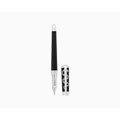 STD Liberté Hippocrate Noir et Palladium Stylo Roller-Stylo Roller-S.T. Dupont-Papeterie du Dôme