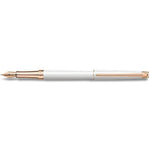 Stylo Plume Caran d'Ache Léman Slim Blanc Or Rose-Stylo Plume-Caran d'Ache-Papeterie du Dôme