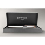 Stylo Plume Caran d'Ache Léman Slim Blanc Or Rose-Stylo Plume-Caran d'Ache-Papeterie du Dôme