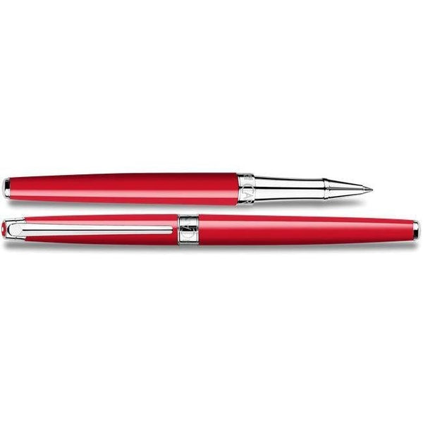 Stylo Roller Caran d'Ache Léman Slim Rouge-Stylo Roller-Caran d'Ache-Papeterie du Dôme