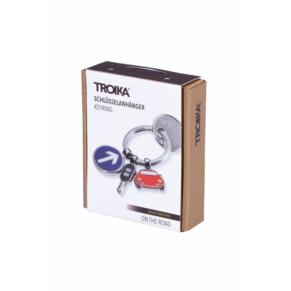 TRK Porte Clés "On the Road"-Porte Clés-Troika-Papeterie du Dôme