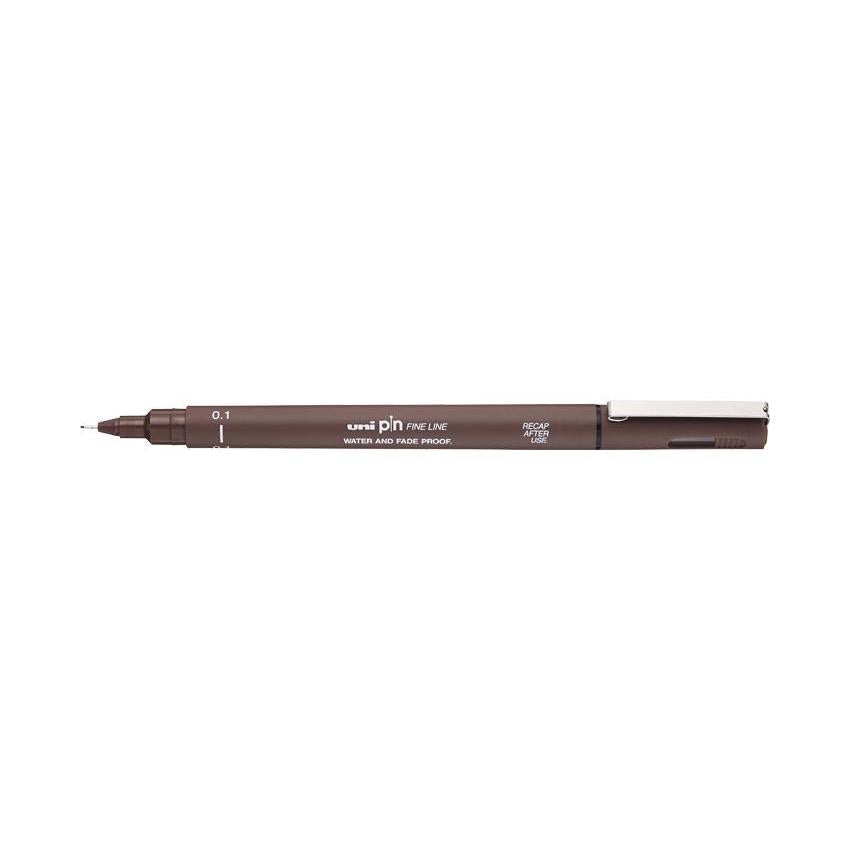 UNI Feutre Pin-Stylo Feutre-Uni-ball-0.1 mm-Sepia-Papeterie du Dôme